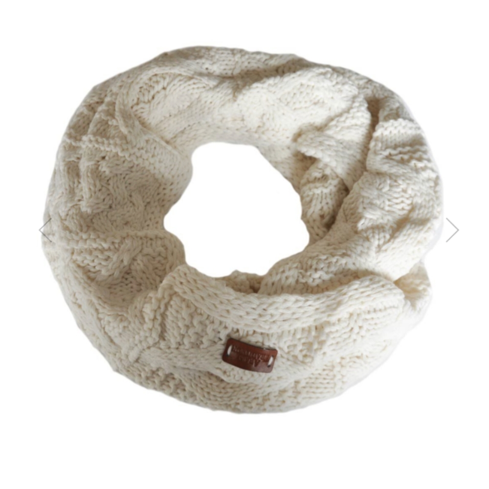 Aran Traditions Snood Cream Knitted
